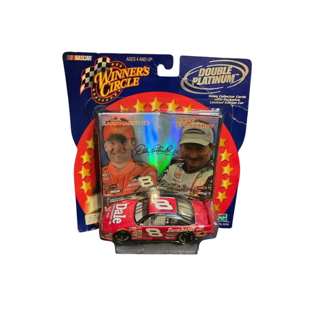 Dale Earnhardt Jr #8 & Dale Earnhardt Sr Double Platinum 1:43 DEI Cards 2001